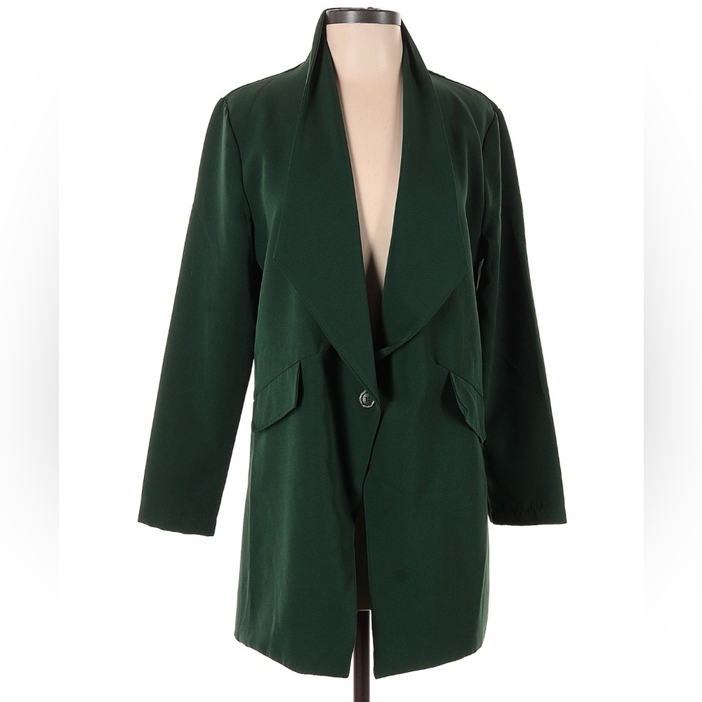Nasty Gal Act Nasty relaxed green blazer. Size small.